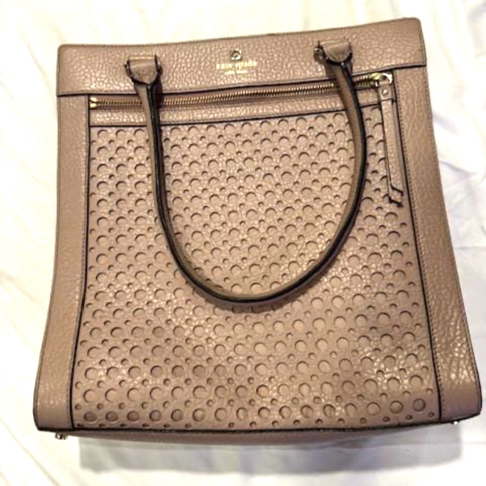 Kate Spade Romy Perri Lane Beige Tote Bag - Dust Bag Included